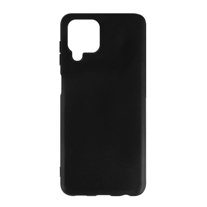 Soft Case Bahan Kulit Tpu Matte Warna Hitam Untuk Samsung Galaxy M32