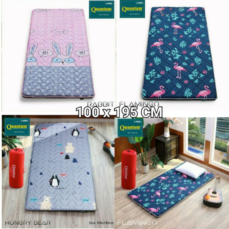 KASUR GULUNG QUANTUM UK. 100X195 CM / KASUR LIPAT DORAEMON