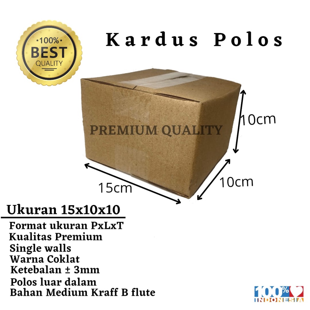 Kardus Polos / Kardus Packing 15x10x10-1