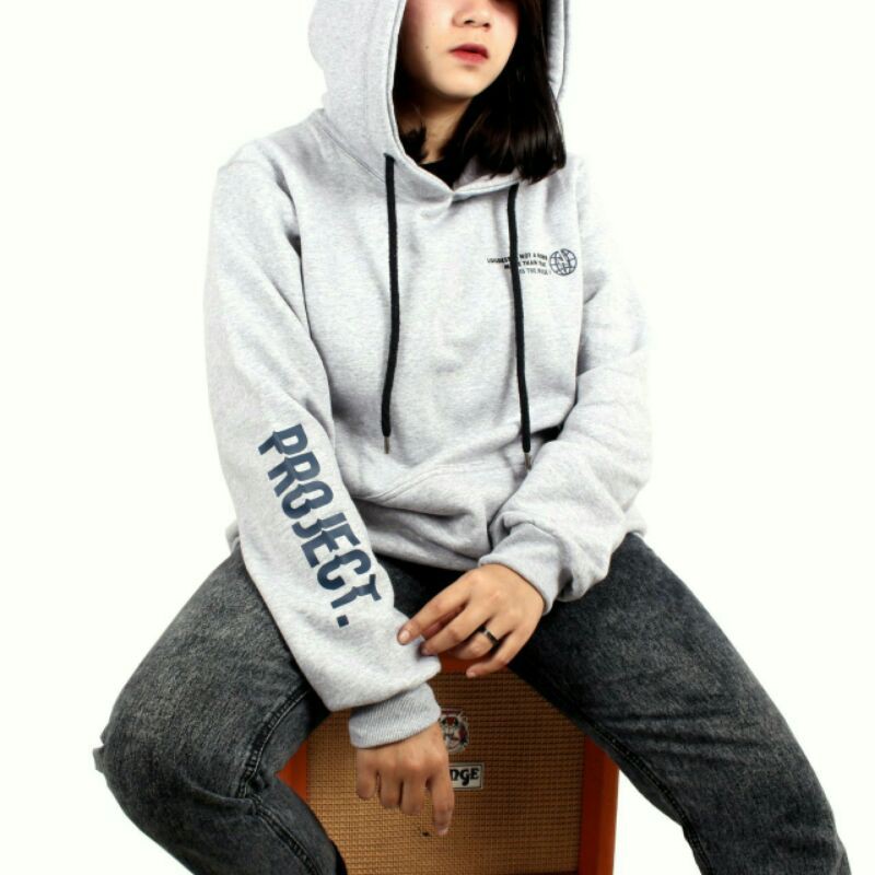 Sweater Hoodie Noise Project Jaket Pria Unisex