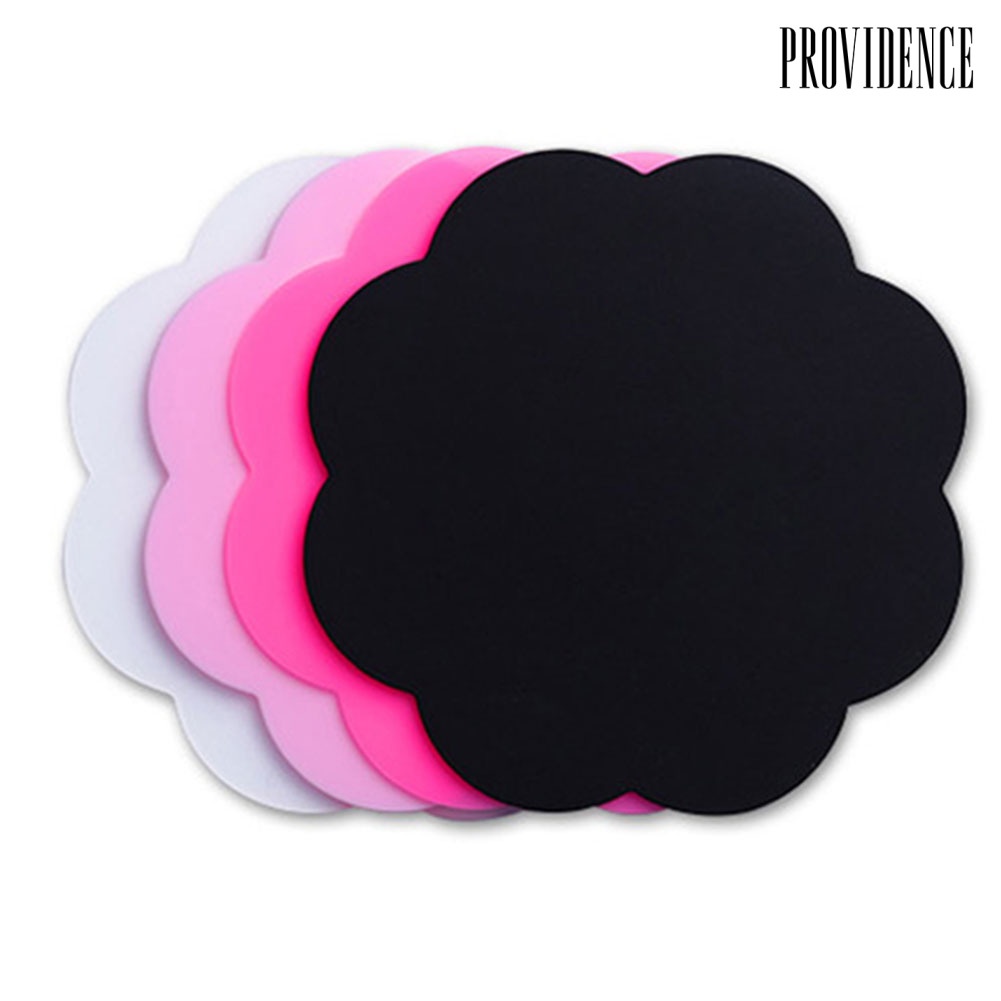 Providence 2Pcs Silicone Mixing Butterfly Round Painting Palette Nail Art Pad Coloring Tool