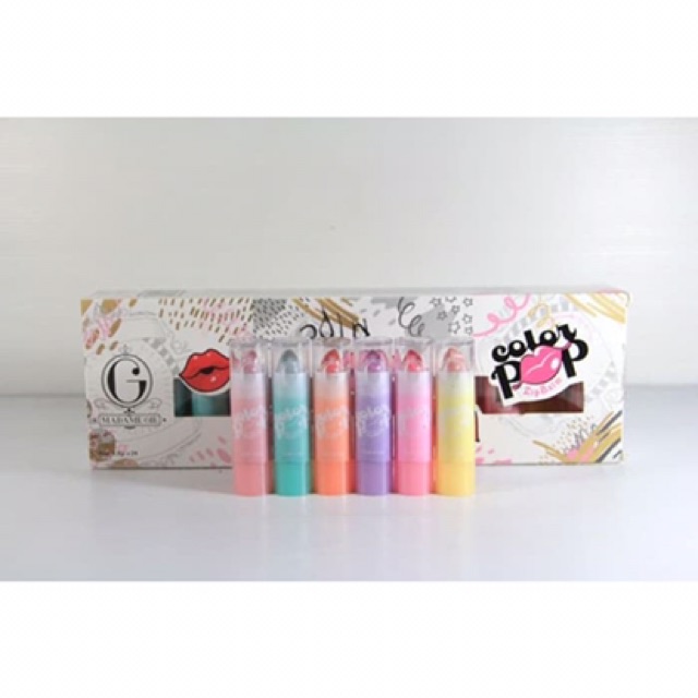 MADAME GIE COLOR POP LIP BALM / MADAME GIE LIP BALM