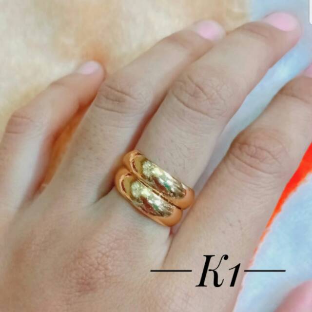 Perhiasan xuping cincin kawin (harga satuan)