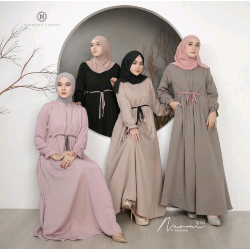 Naomi Dress Terbaru by Nadheera Luxury
