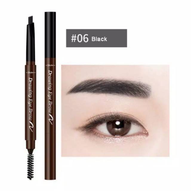 DNM Eyebrow Drawing Pencil Pensil Alis Putar 7 Warna