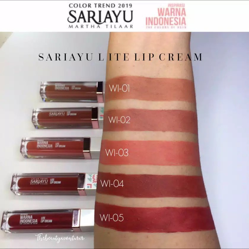 SARIAYU Color Trend 2019 Lite Lip Cream - SARI AYU