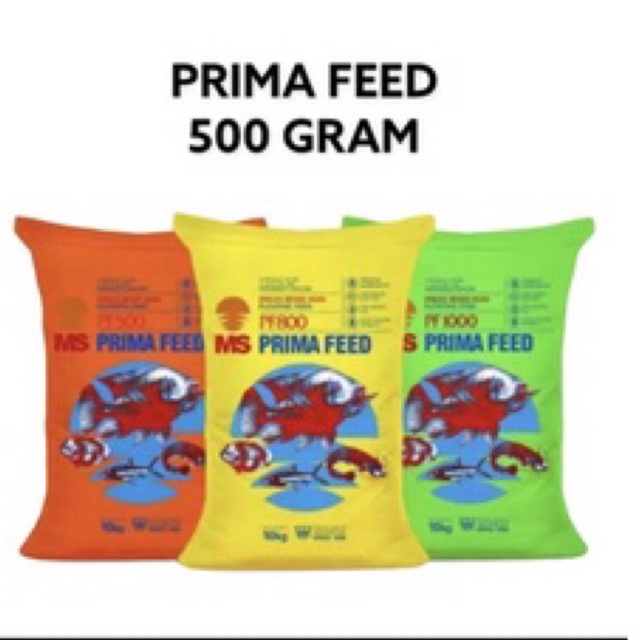Pelet Pf Prima Feed 500 800 1000 500Gram- Pf500