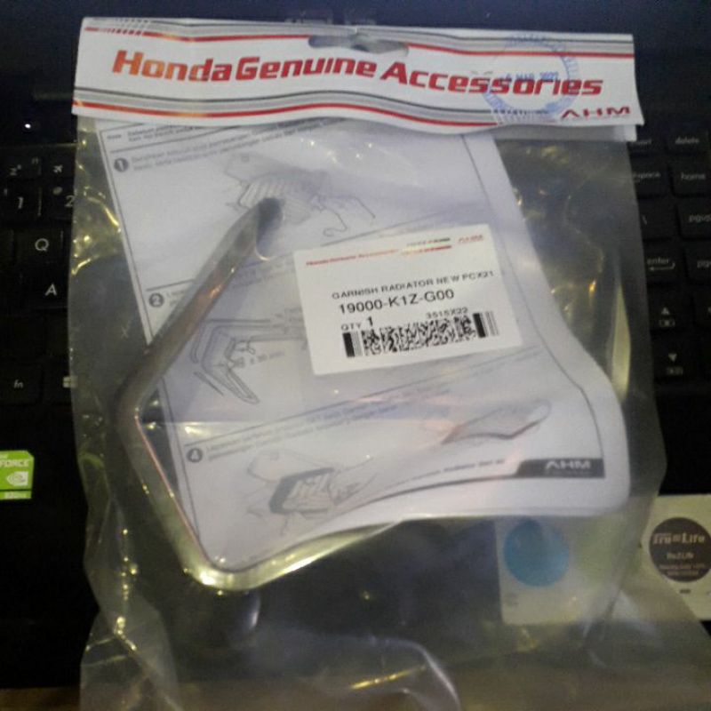 garnish radiator new pcx160 dan vario160