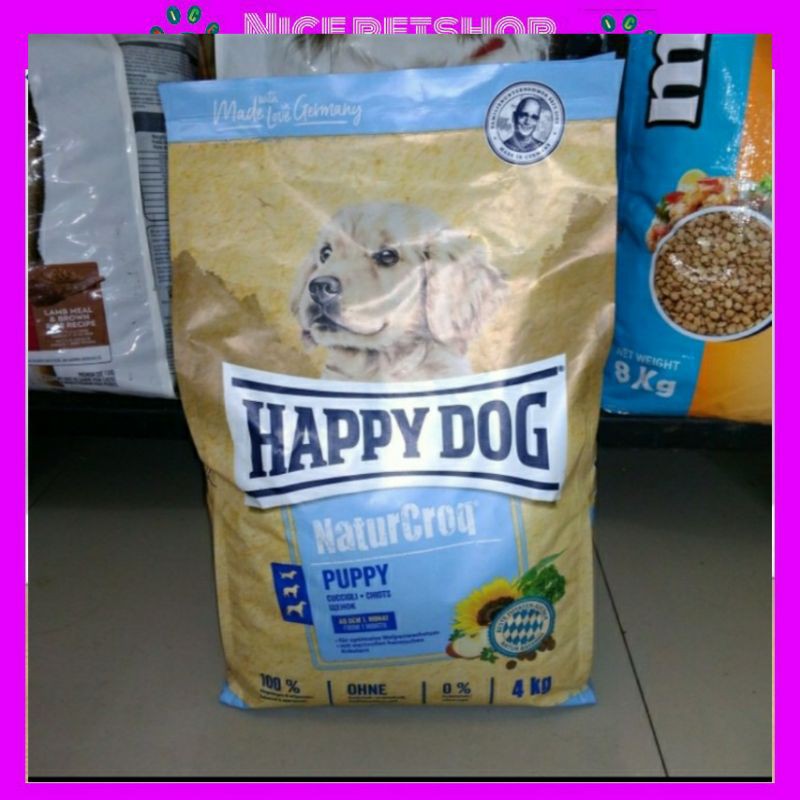 Happy Dog Naturcroc Puppy Frespack 4 kg Makanan Anjing Anakan