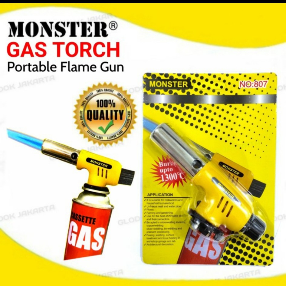 Portable Gas Torch / Flame Gun / BBQ Blow Torch / Korek 807