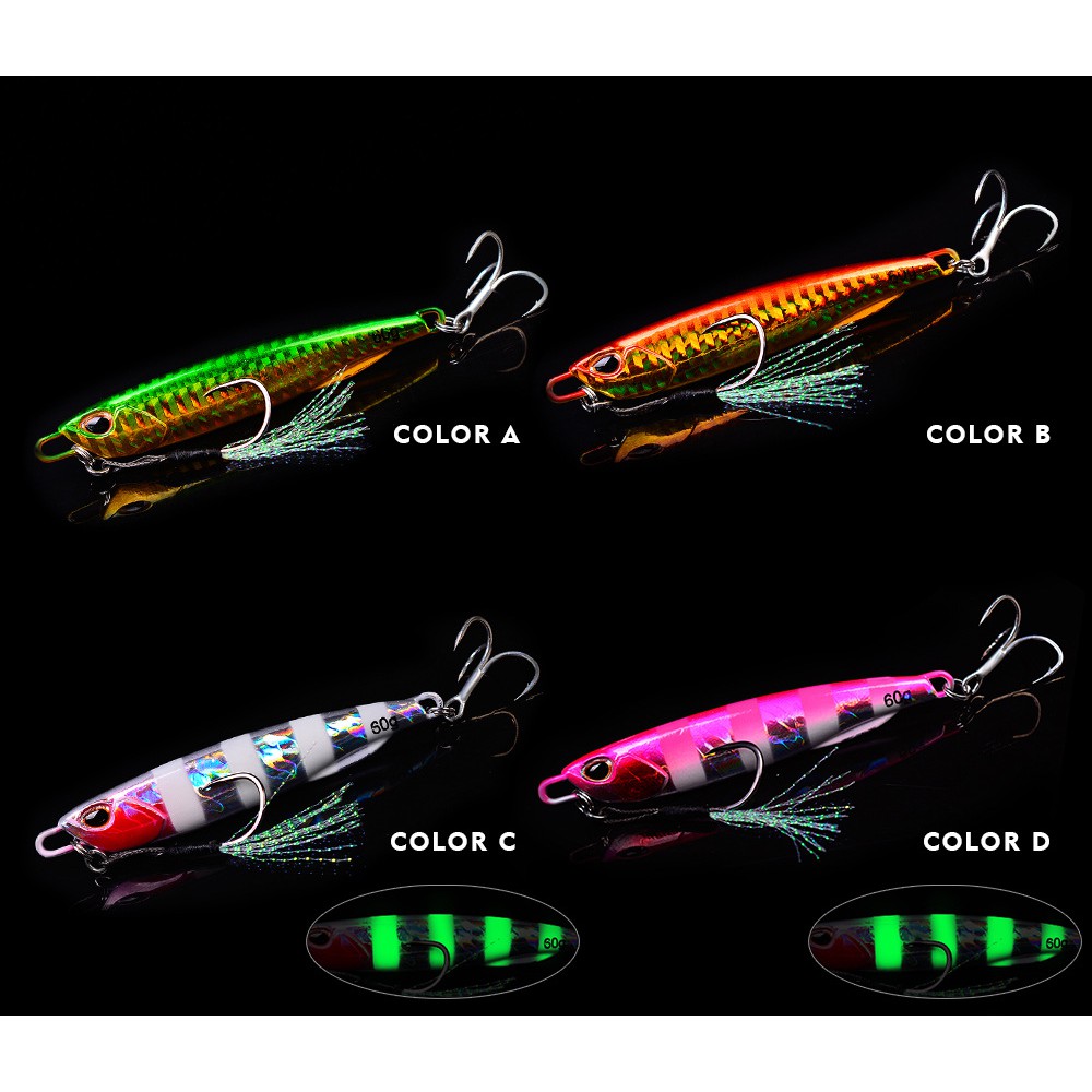 Umpan pancing metaljig metal jig jigging fishing lure castjig LF103 10G 15G 20G 30G  40G Cirebon