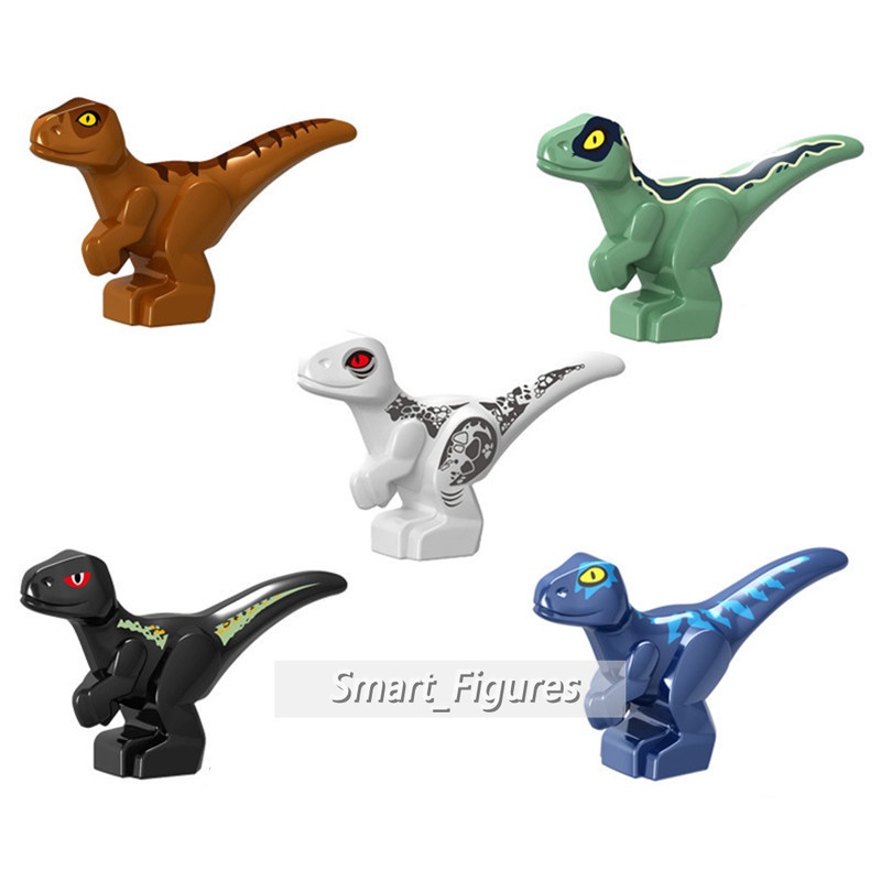 Minifigures Dinosaurus Warna-Warni Telur Dinosaurus Mainan Anak Koleksi Hadiah Angka Mini Ukuran Sekitar 3cm * 2cm