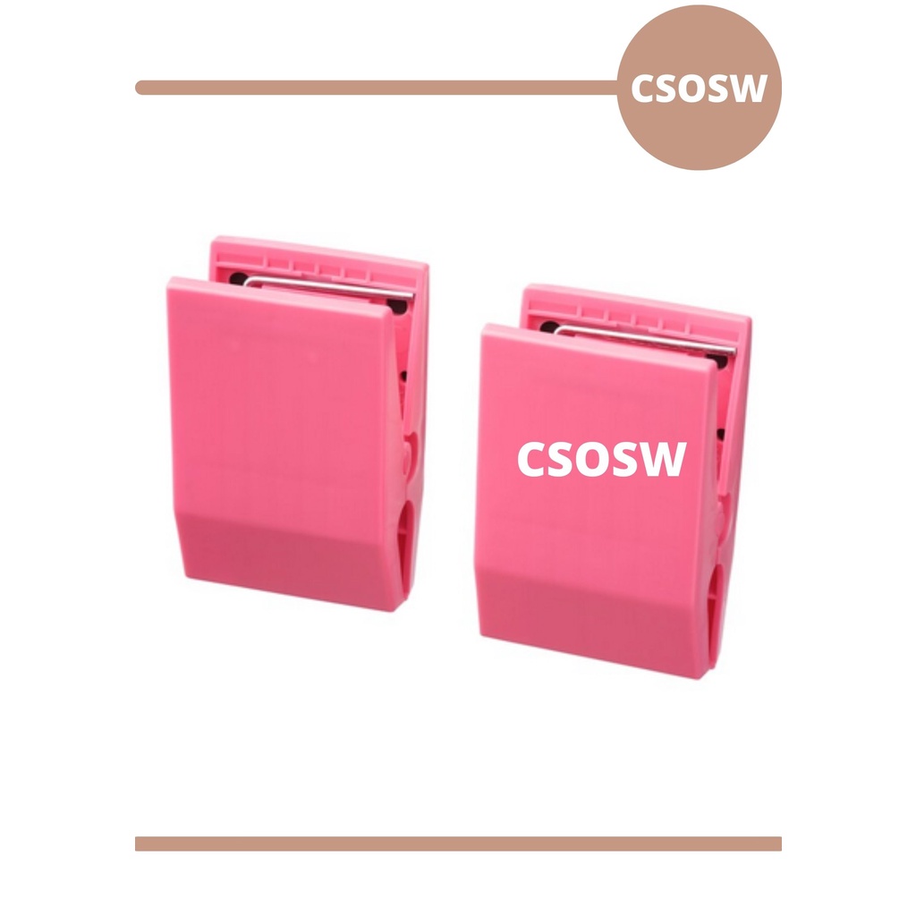 

IKTOTEBO 2Pcs Klip Pink Dgn Magnet Klip Memo Magnet Clip Pink