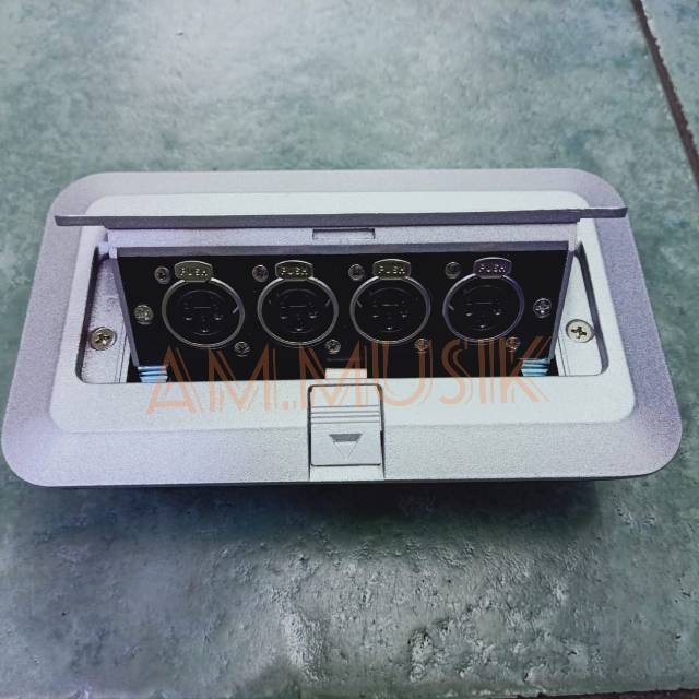 PANEL BOX MIC TANAM 4 CHANNEL XLR