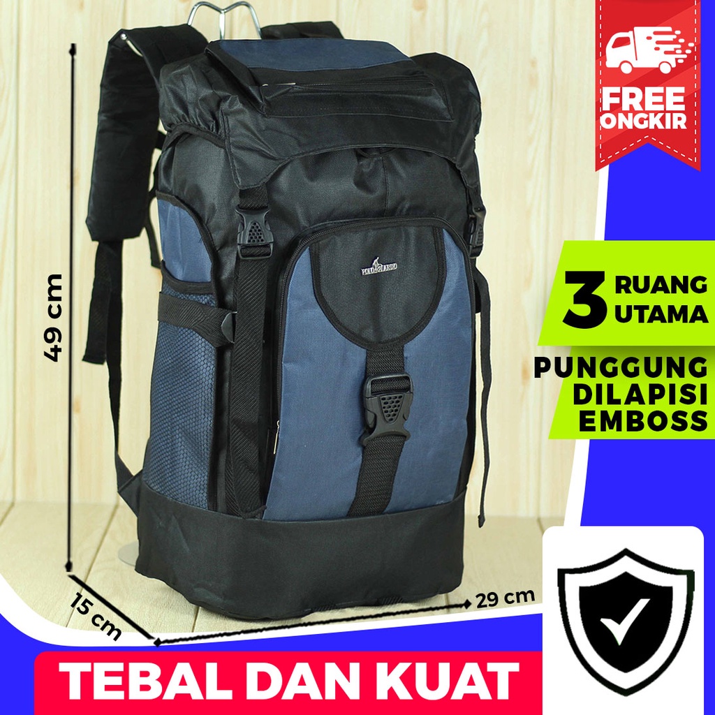 TAS RANSEL GUNUNG PRIA BACKPACK ARDO OLAHRAGA OUTDOOR TRAVEL CAMPING TERBARU TERMURAH KUAT AWET