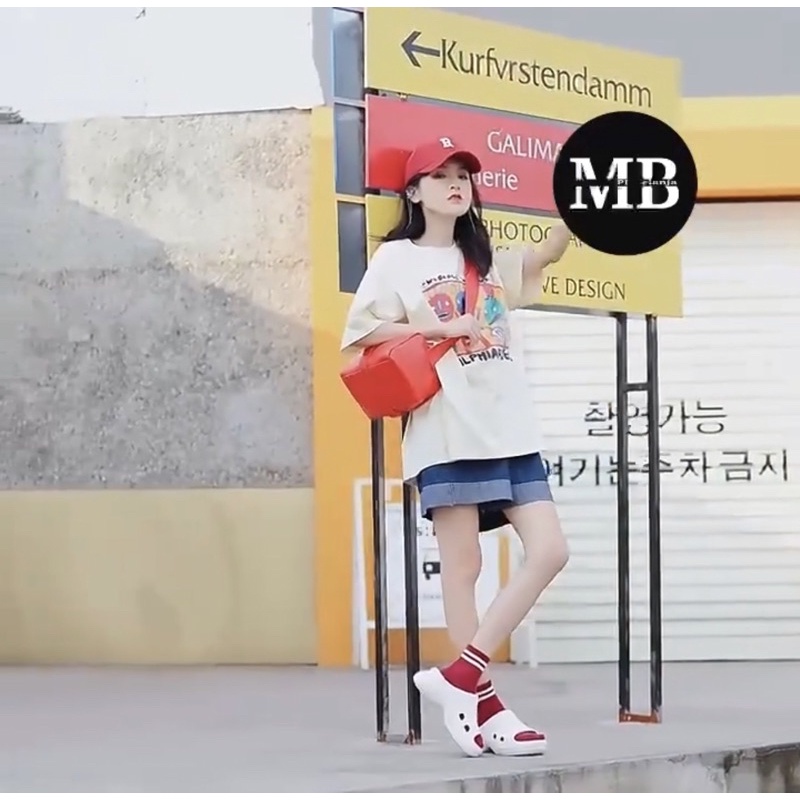 SANDAL SLOP KOKOP WEDGES JELLY IMPORT PREMIUM FUJI