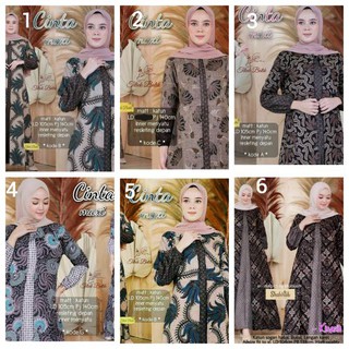 COD Gamis Cardi wanita  Busui Jumbo Adem Batik Terbaru  