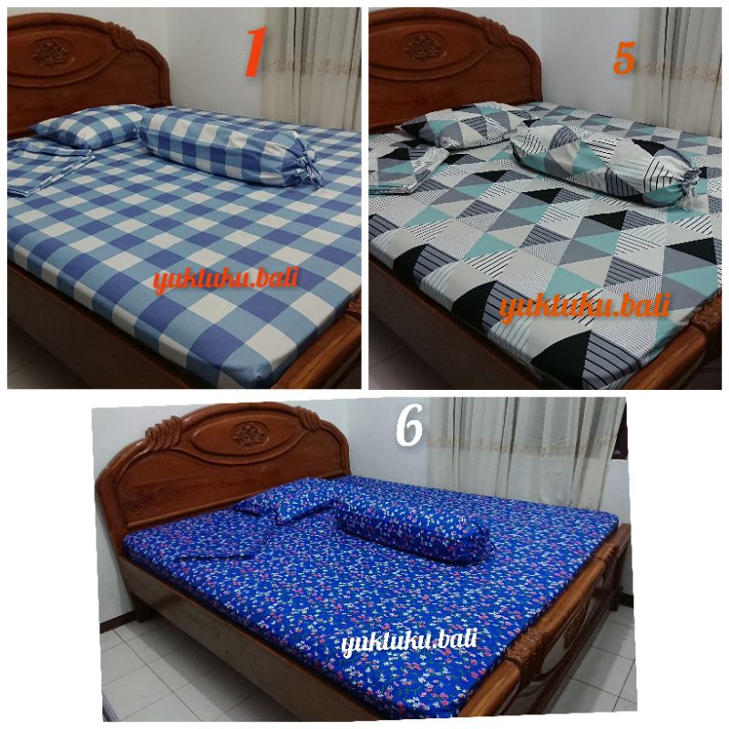 Sprei Homemade Microtex Polymicro Sprei Murah 180x200x30cm