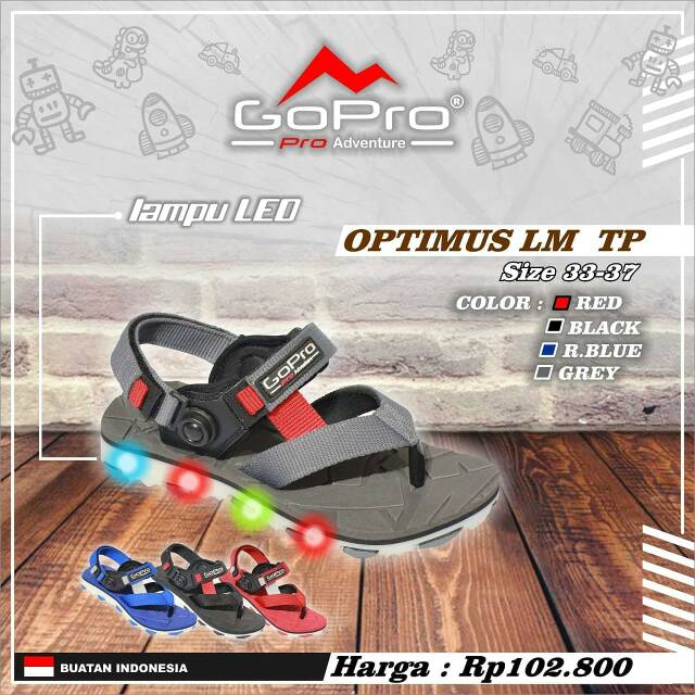  Sandal  Lampu Anak  GoPro  Tipe Optimus LM TP Shopee Indonesia