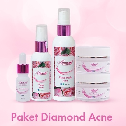 Marwah Skincare Diamond Acne Paket Anti Jerawat dan Beruntusan-2