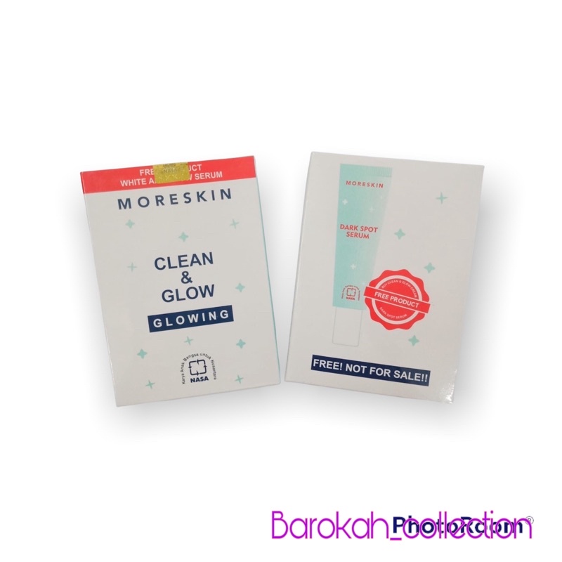 Moreskin clean and glow free serum