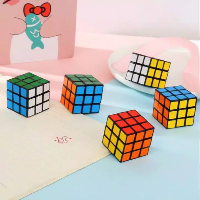 RUBIK MINI  KOTAK 3 DIMENSI MAINAN ANAK / MAINAN EDUKASI ANAK