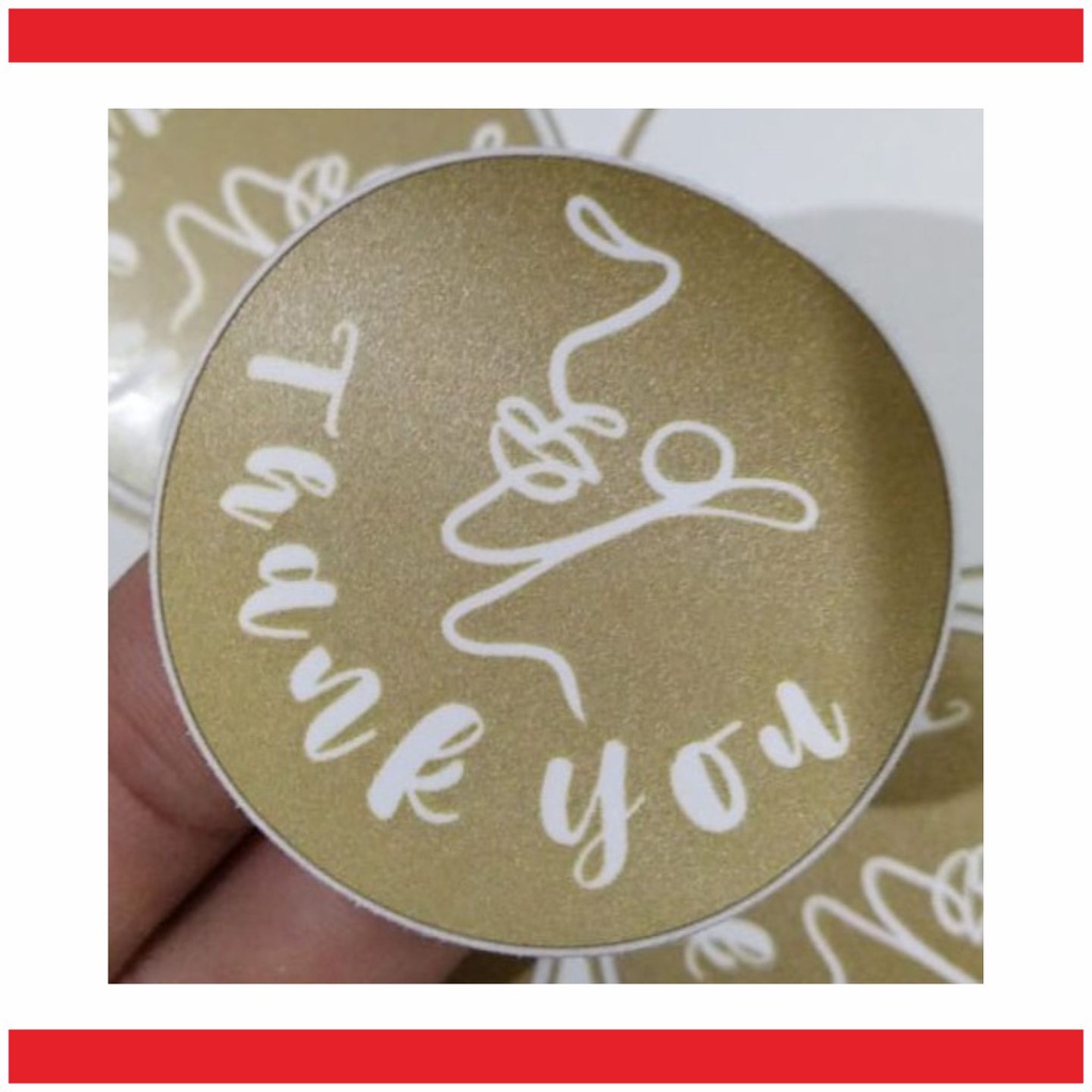 

STICKER Print Tinta Gold & Silver Kiss Cutting