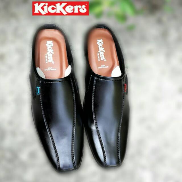 DISKON 50% !! Sepatu Pria Bustong Casual Slop Formal Pantofel Kerja