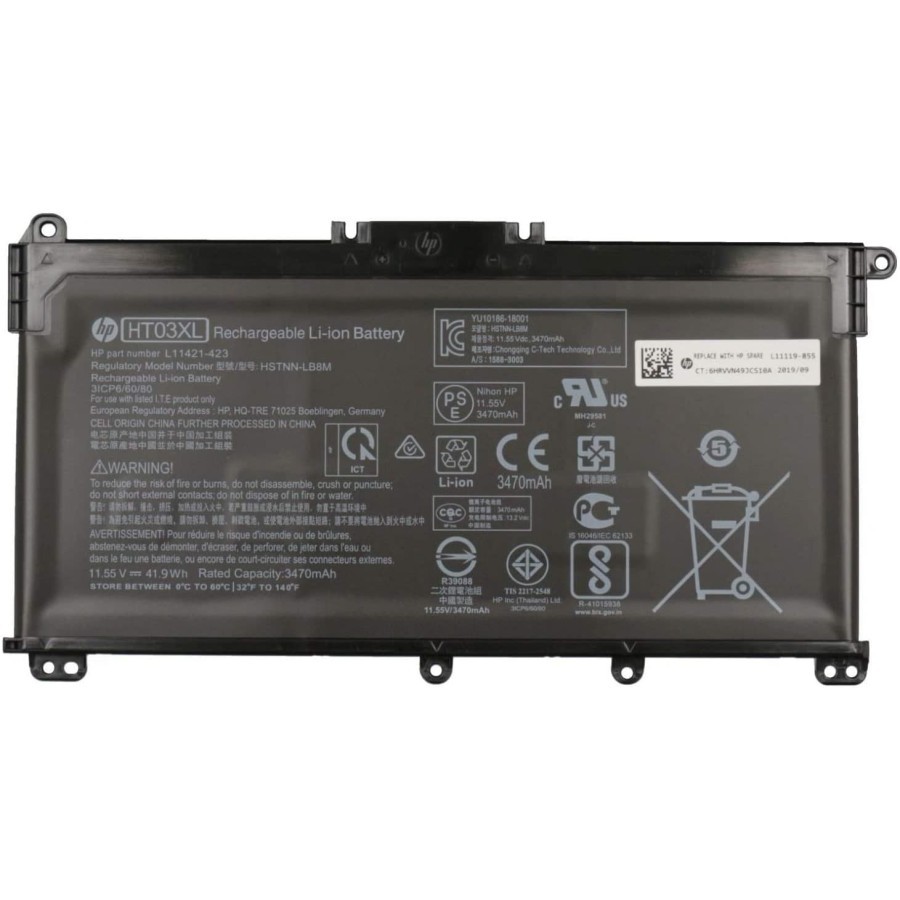 Baterai Original HP 14-CE0014TU 14-CE0000 HT03XL 15-CS HT03 HT03XL TF03XL