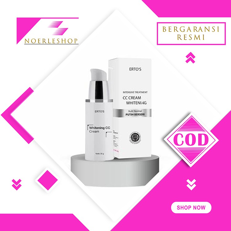 [ᴏʀɪ] Ertos Glowing Series WHITENING DAY CREAM Krim Siang Scincare SKINCARE PEMUTIH WAJAH Bpom ER09