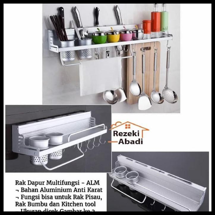  RAK  DAPUR  MULTIFUNGSI  RAK  BUMBU  ALUMUNIUM KITCHEN TOOL 