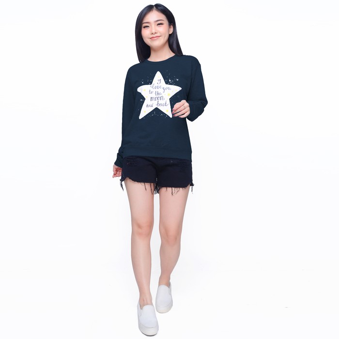 STARS Kaos Wanita Baju Atasan Wanita Kaos Lengan STARS Kaos Wanita Baju Atasan Wanita Kaos Lengan