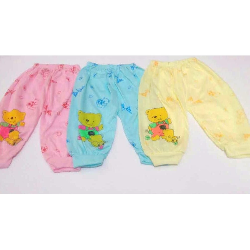 Celana panjang bayi motif warna - warni C11