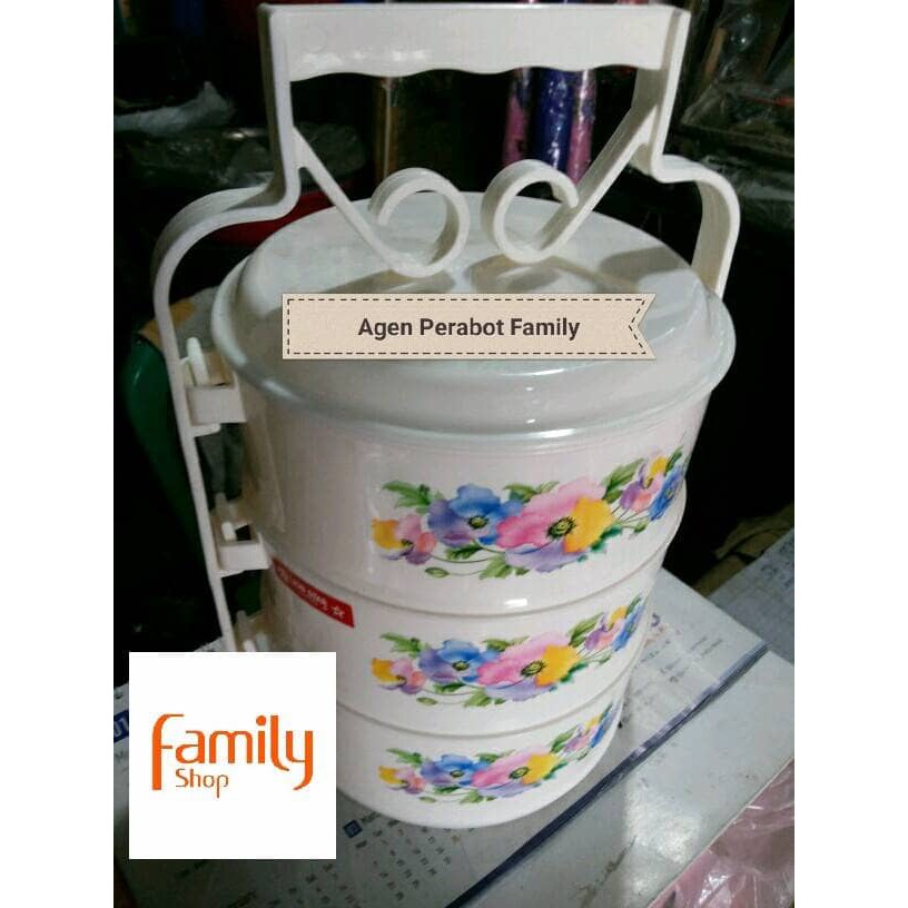 LION STAR RANTANG PLASTIK 3 SUSUN / FOOD CARRIER LION STAR