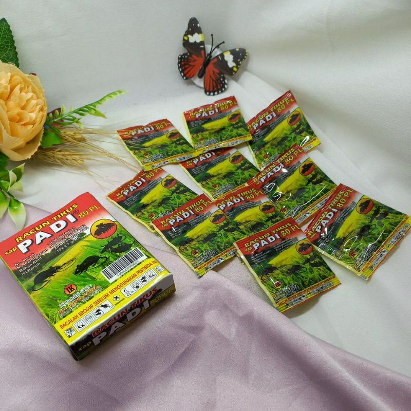 Racun Tikus Cap Padi/Racun Tikus ampuh 80PL