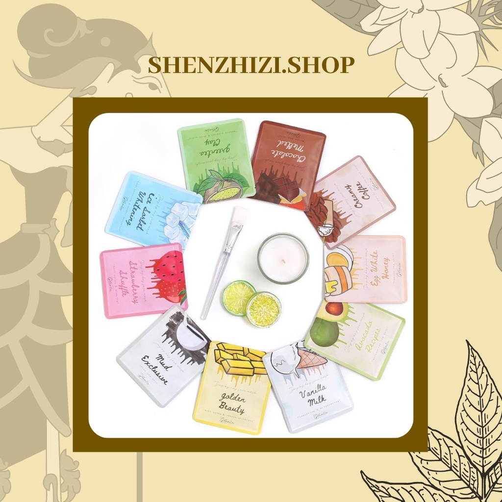 WASH OFF MASK 20gr LEA GLORIA/MASKER WAJAH LEA GLORIA