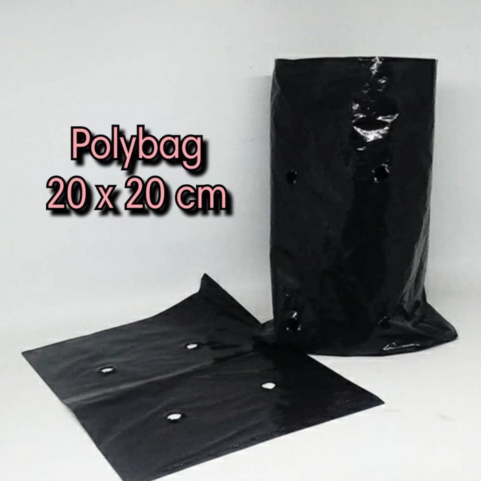 Polybag Polibag Plastik Ukuran 20 x 20 cm - Kualitas Premium Tebal