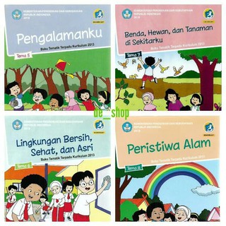 Buku Tematik SD Paket Kelas 1 Tema 5678 | Shopee Indonesia