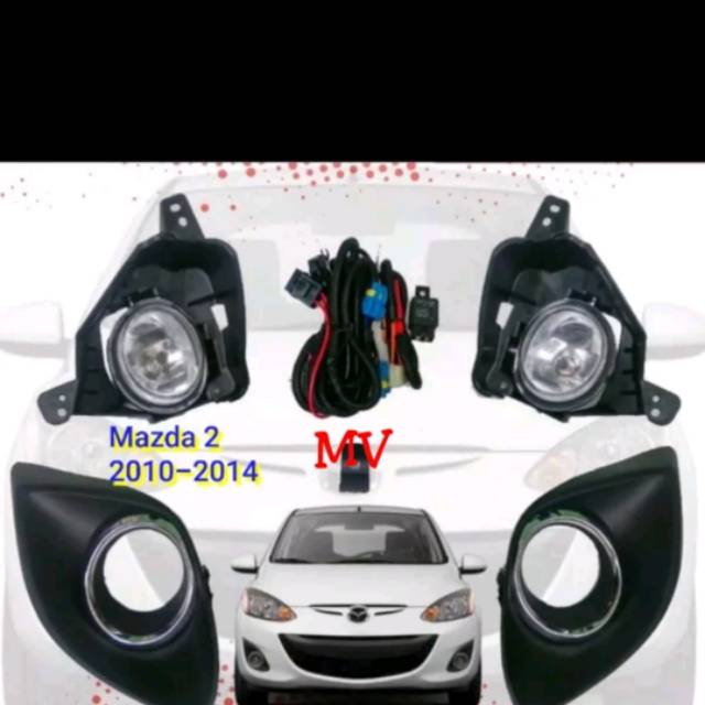 Foglamp Mazda 2 2010 DLAA