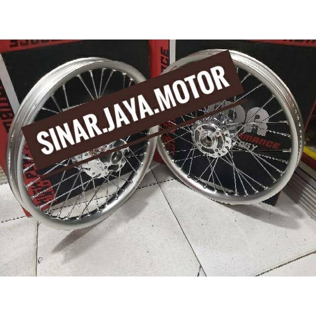 Velg velk pelek pelak TDR U SONIC 150 ring 17 sepaket paketan  TDR U oval