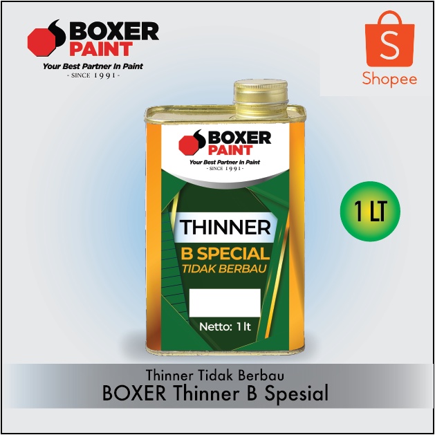 Jual Thinner Tidak Berbau BOXER THINNER B SPESIAL (1 LT) | Shopee Indonesia