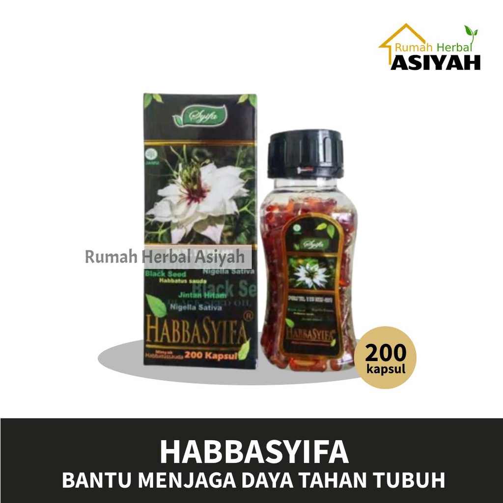 habbatussauda habbasyifa isi 200 kapsul habatusauda habbasyfa habasifa