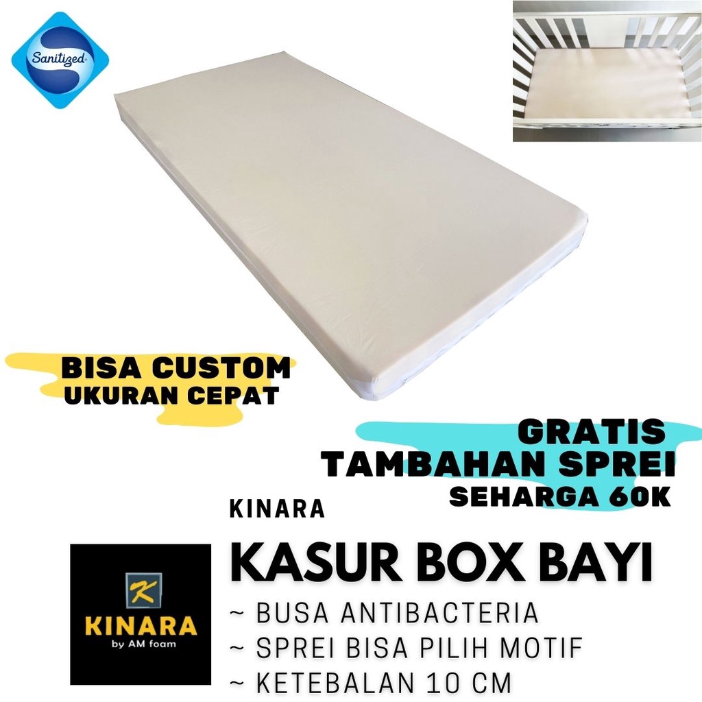 Kasur Bayi / Matras Bayi / Kasur Box Bayi Free Tambahan Sprei