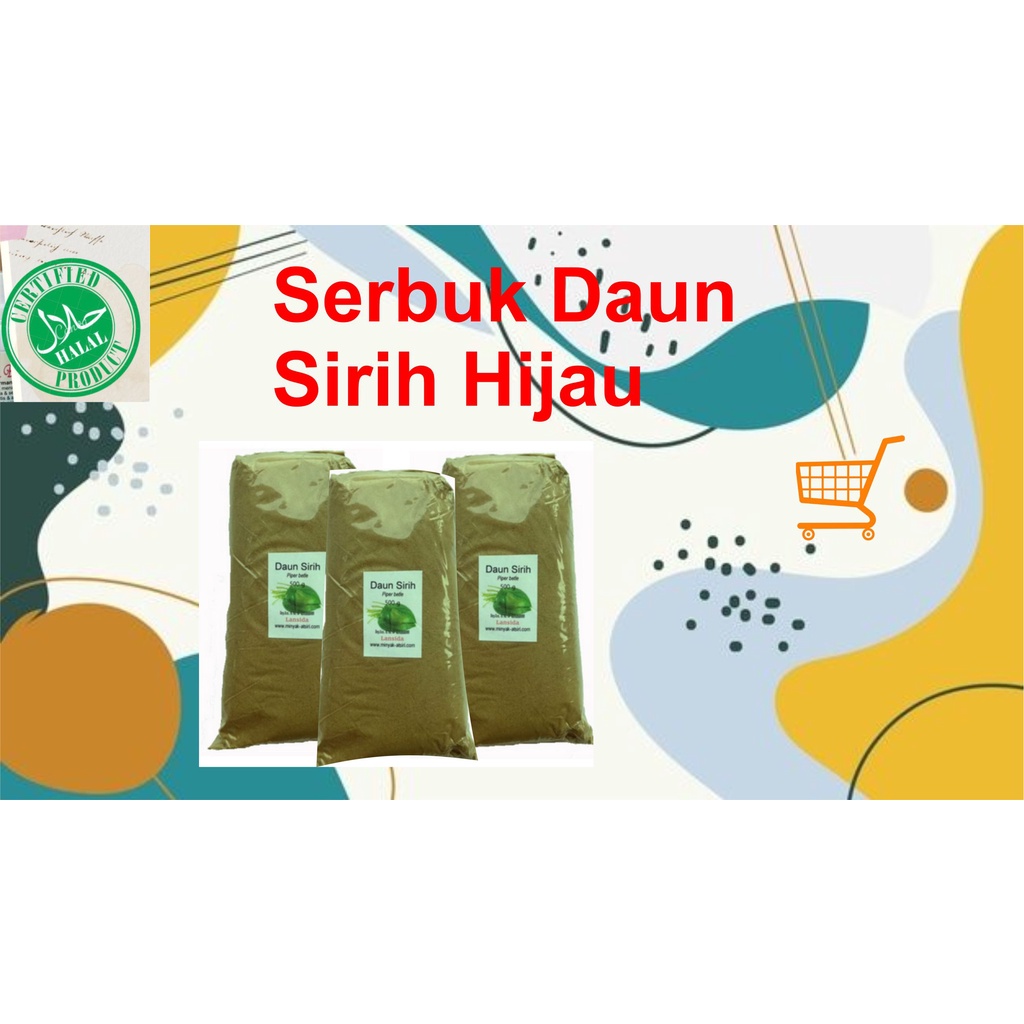 

SERBUK DAUN SIRIH HIJAU 50gram │SIMPLISIA BUBUK SURUH PIPER BETLE