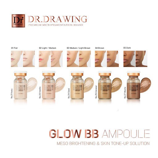 DR Drawing BBGlow Ampoule for BBGlow MIX KIT BEST SELLER