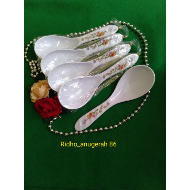 SOUVENIR CENTONG NASI MELAMIN KEMAS PLASTIK ISI 100 PCS