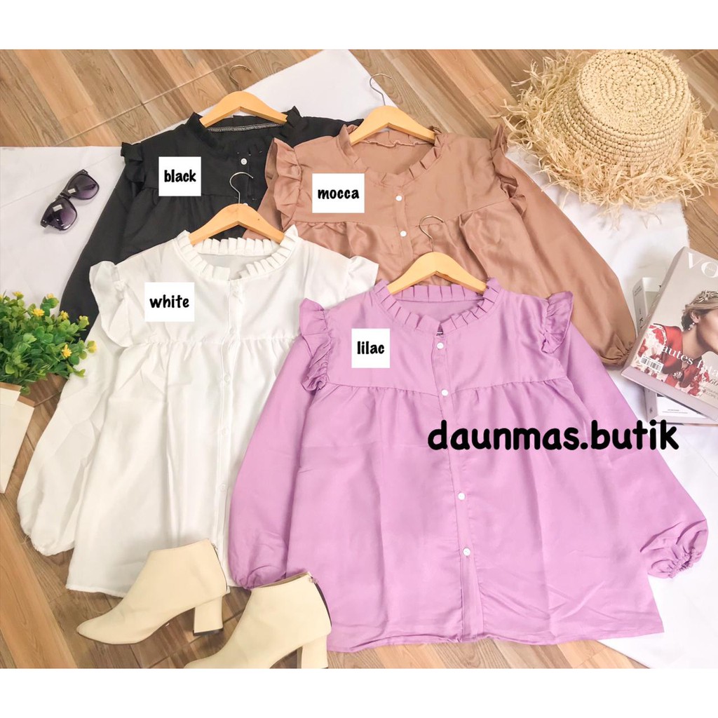 1KG MUAT 5PCS | PUFFY BLOUSE SHIRT JEJE TOP HITS OOTD SELEBGRAM FASHION GROSIR MURAH WANITA