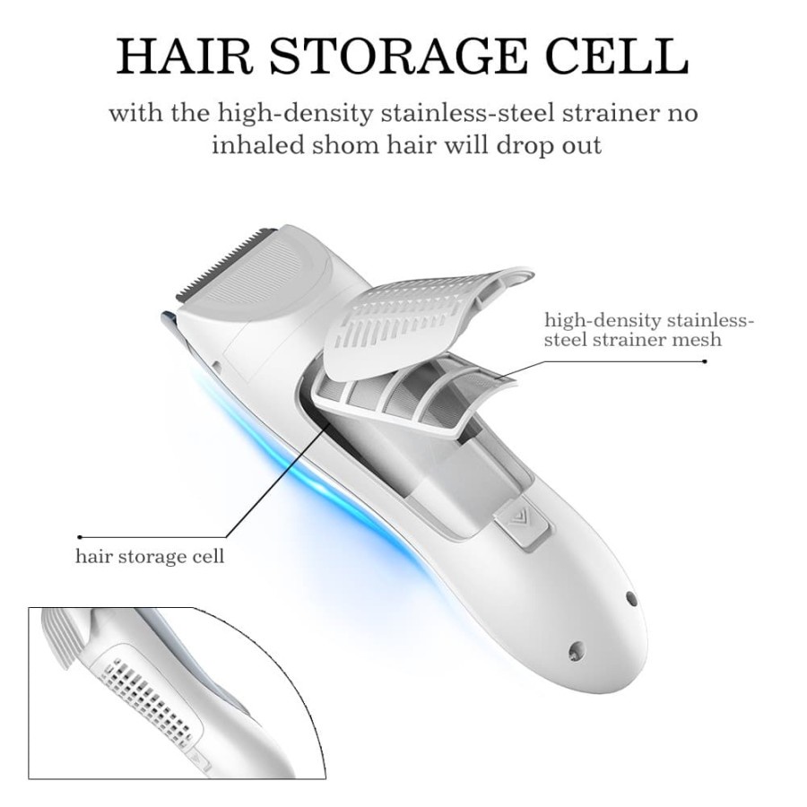 Enssu Automatic Inhaling Hair Clipper / Alat Cukur Rambut Bayi