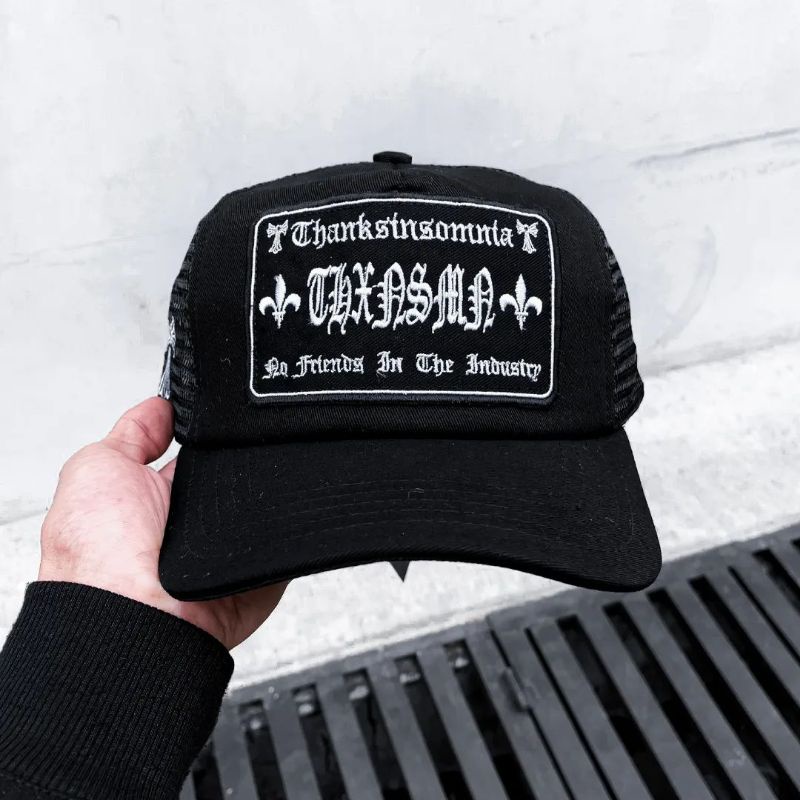 TRUCKER HAT - THXNSMN V3 BLACK