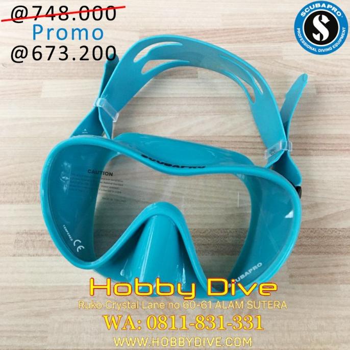 SCUBAPRO Mask Trinidad Turquoise - Scuba Diving Alat Diving